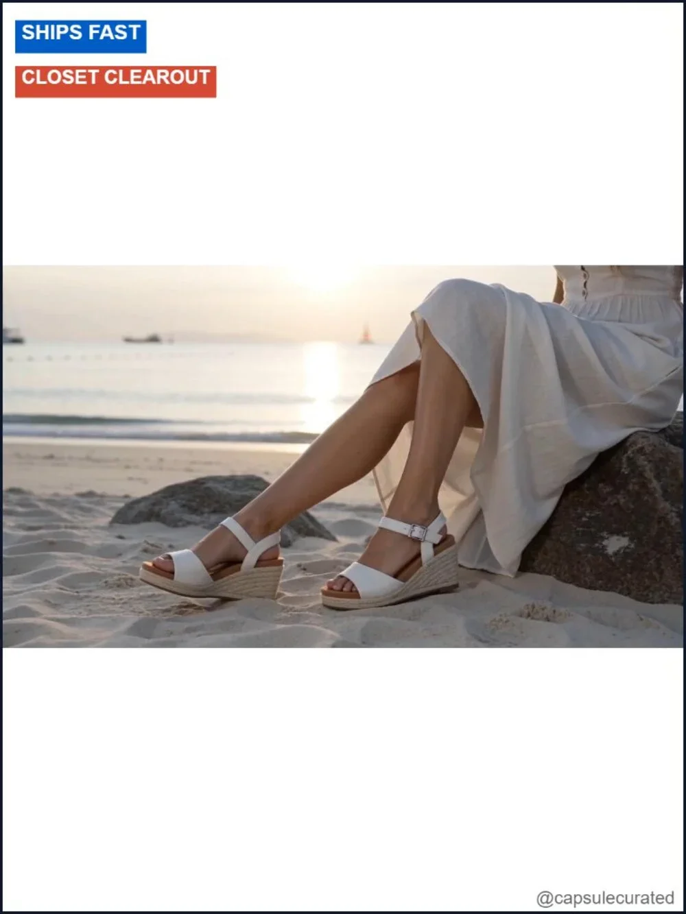 Women's Wedge Sandals Dressy Platform Espadrilles Arch Support Adjustable Ankle